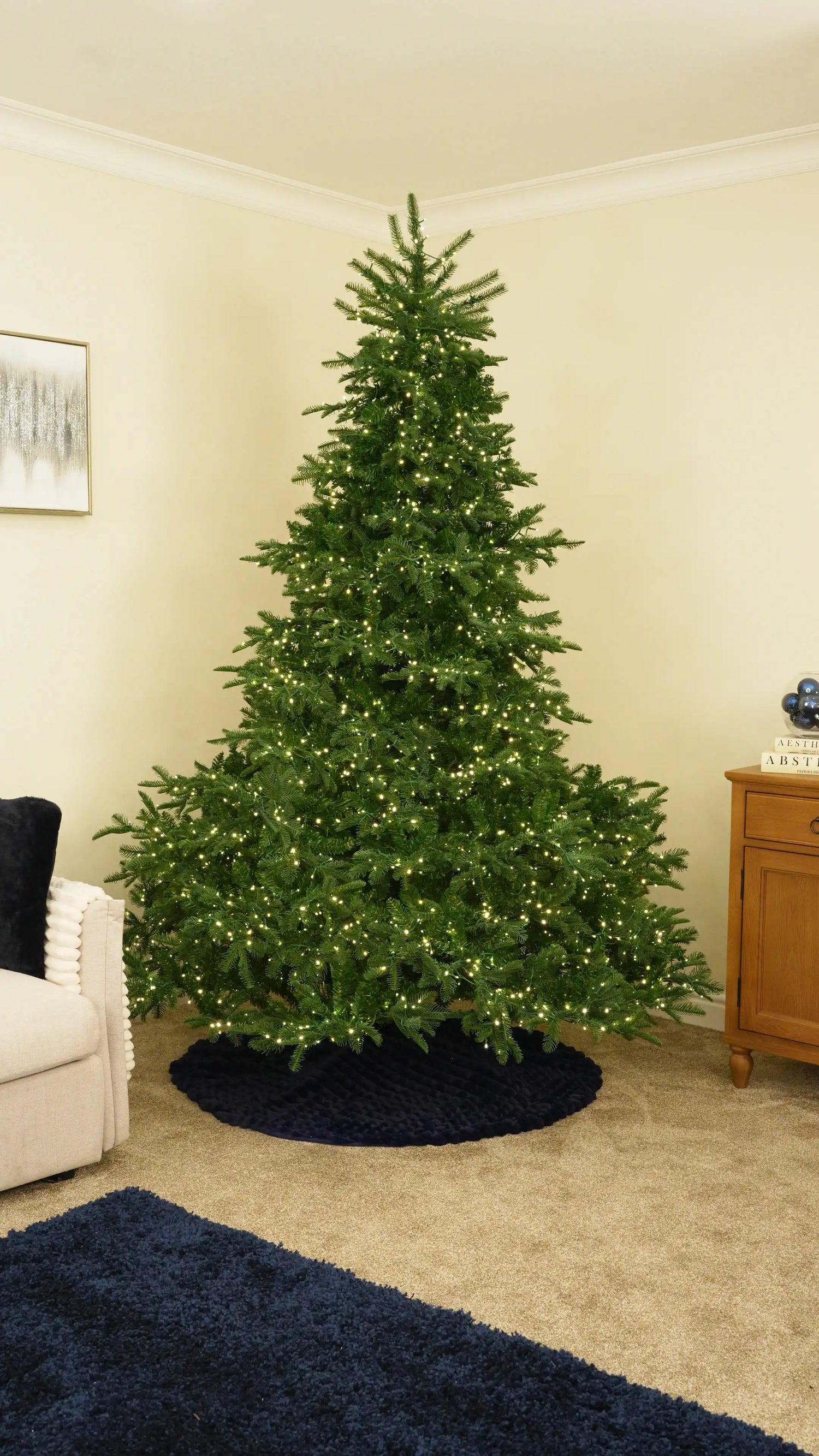 Shape Your Christmas Tree and Add a Tree Skirt