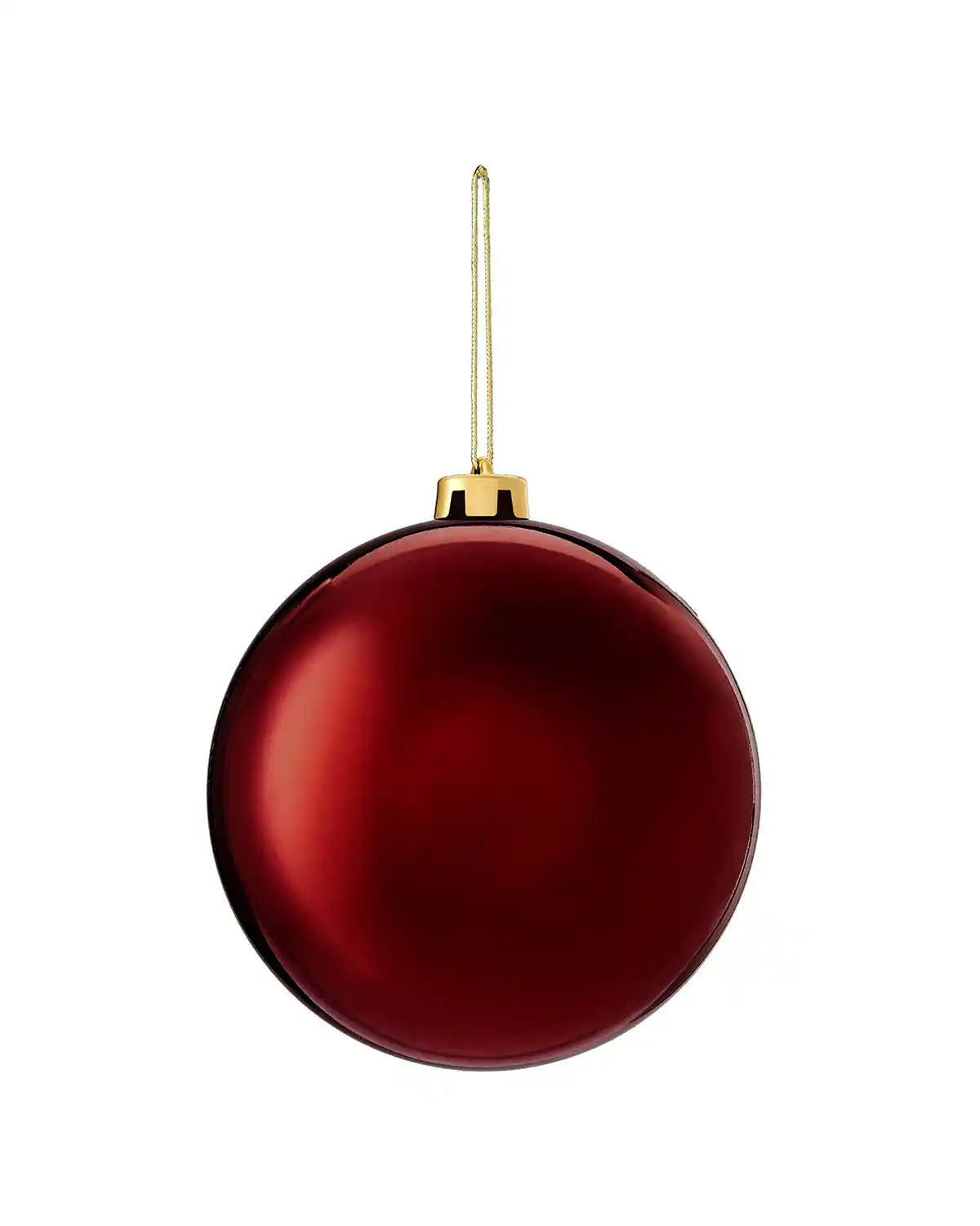 Gloss 15cm oversized bauble on a white background
