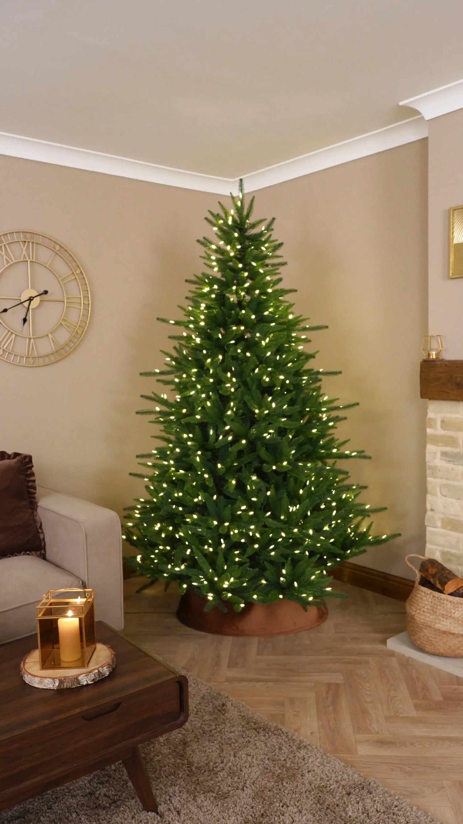 Shape Your Christmas Tree and Add a Tree Collar