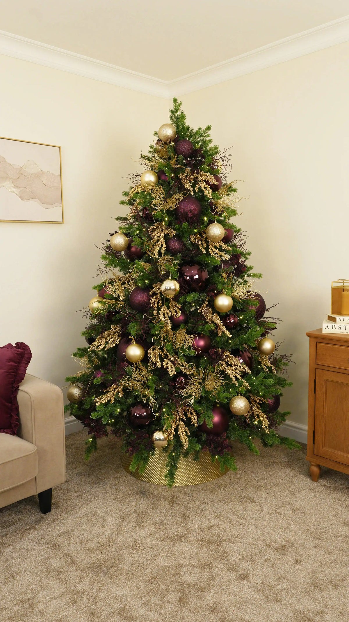 Add Gold Accent Baubles