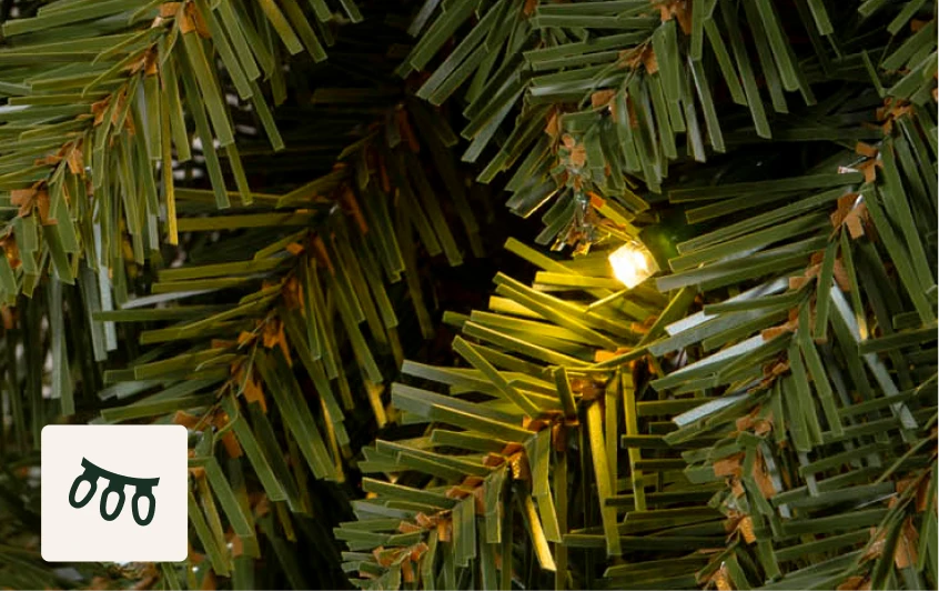 <strong>120 Warm White LEDs / 80 Warm White LEDs</strong>