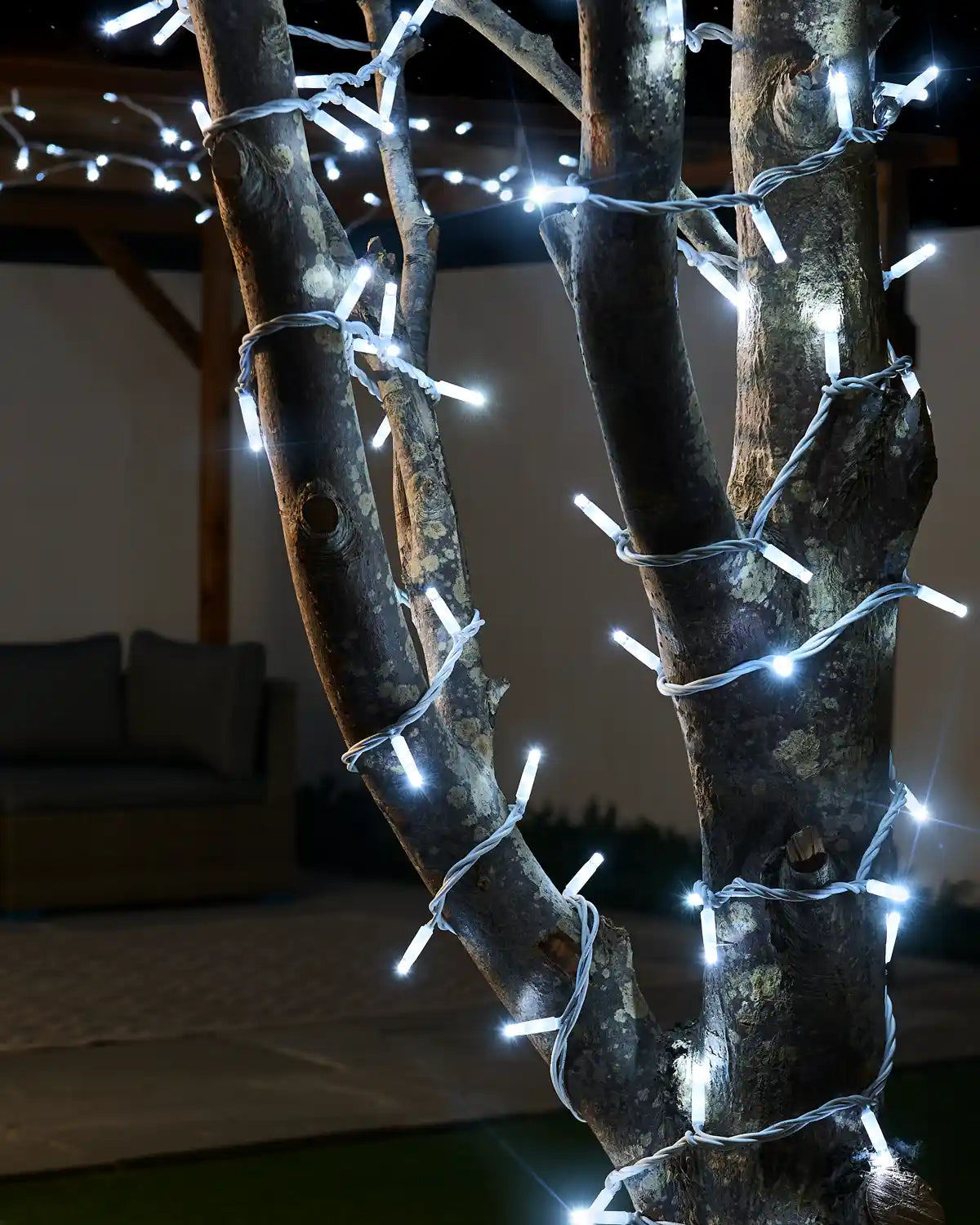Pro Series Connectable Twinkle String Lights, White