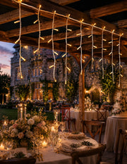 Pro Series Connectable Wedding Icicle Lights, Warm White