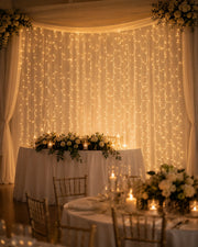 Pro Series Connectable Wedding Curtain Lights, 2.5 m Drop, Warm White