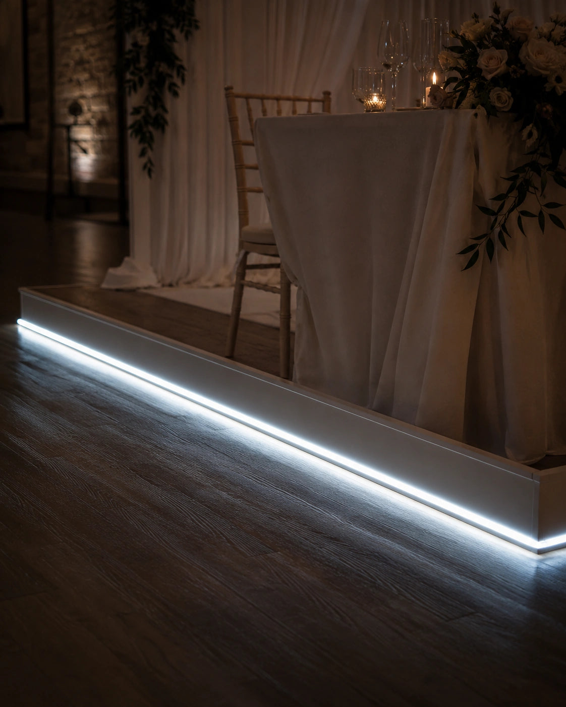 Pro Series Connectable Wedding Neon Flex, Made to Measure, White