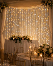 Pro Series Connectable Wedding Curtain Lights, 2.5 m Drop, Warm White / White