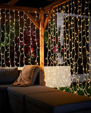Pro Series Connectable Curtain Lights, 2.5 m Drop, Warm White / White