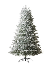 Luxury Snow Flocked Christmas Tree, 6 ft on a White background
