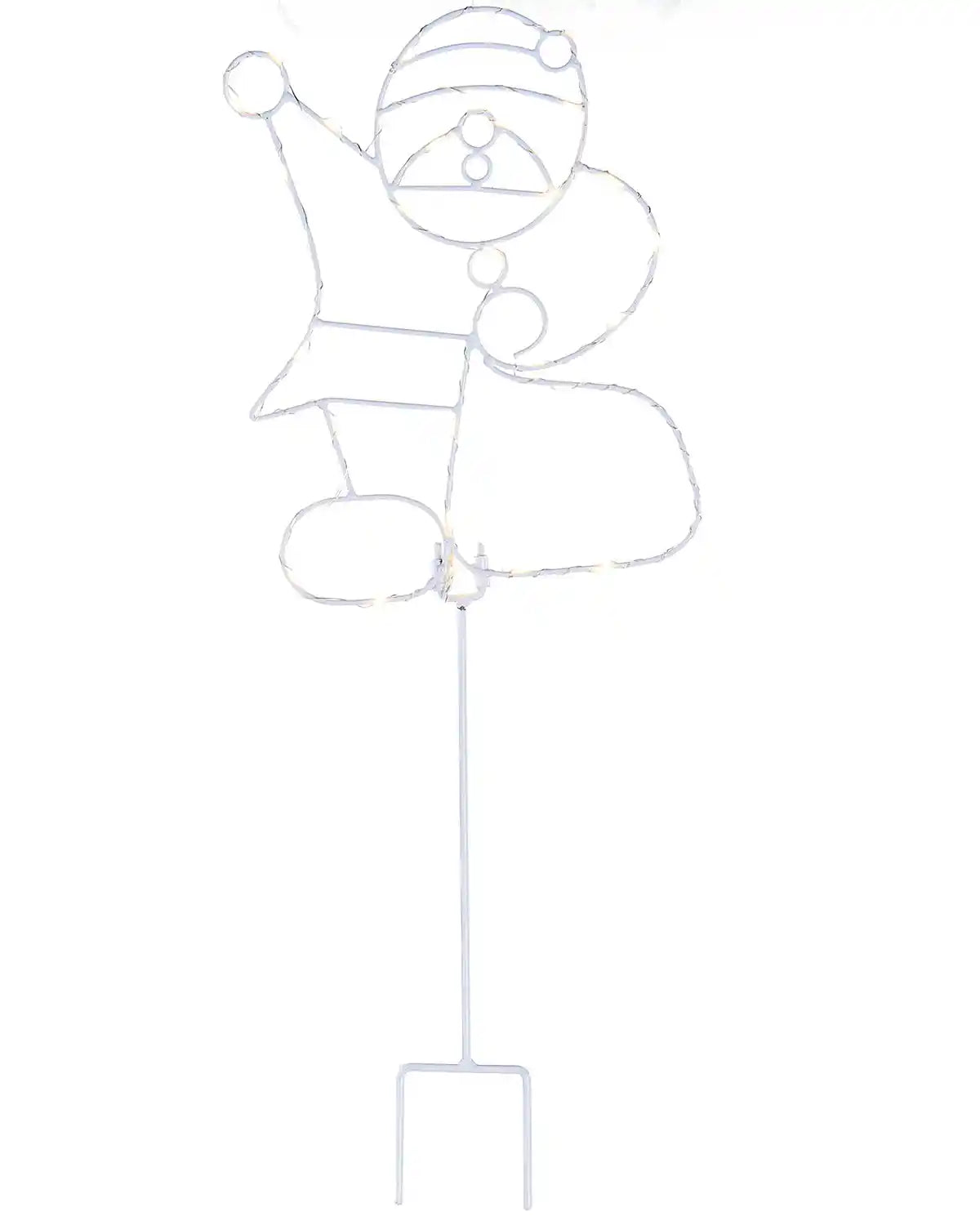 Pre-Lit Santa Pathway Stake Light, 60 cm on a white background
