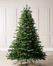 Regent Pine Mixed Tip Christmas Tree, 6ft on a panel textured background
