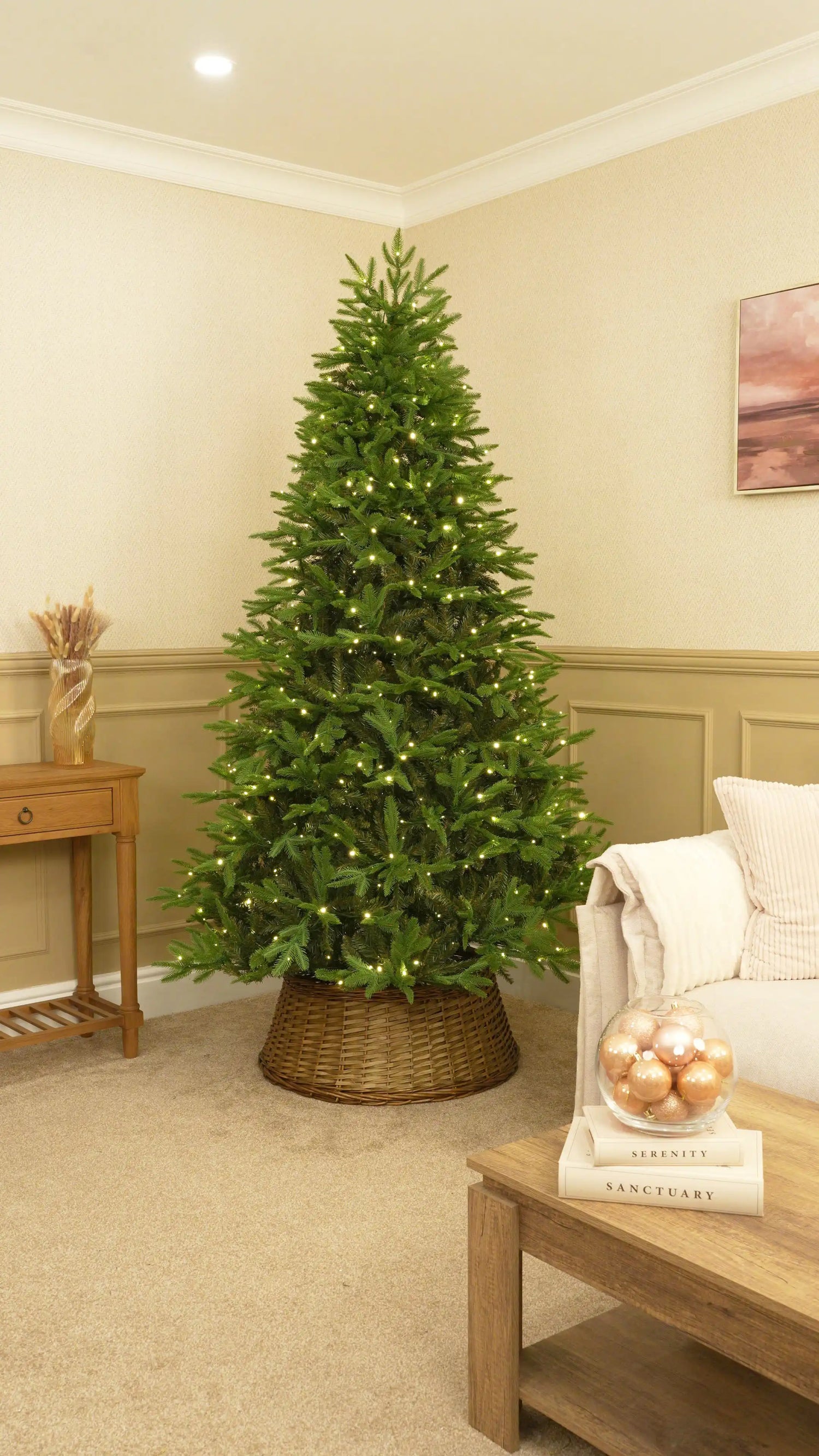 Shape Your Christmas Tree and Add a Tree Collar