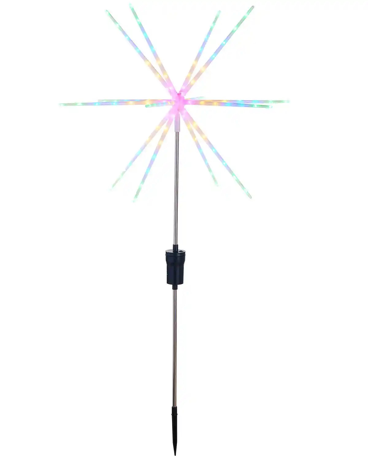 Starburst Pathway Stake Light, Multi-Coloured, 98 cm on a white background