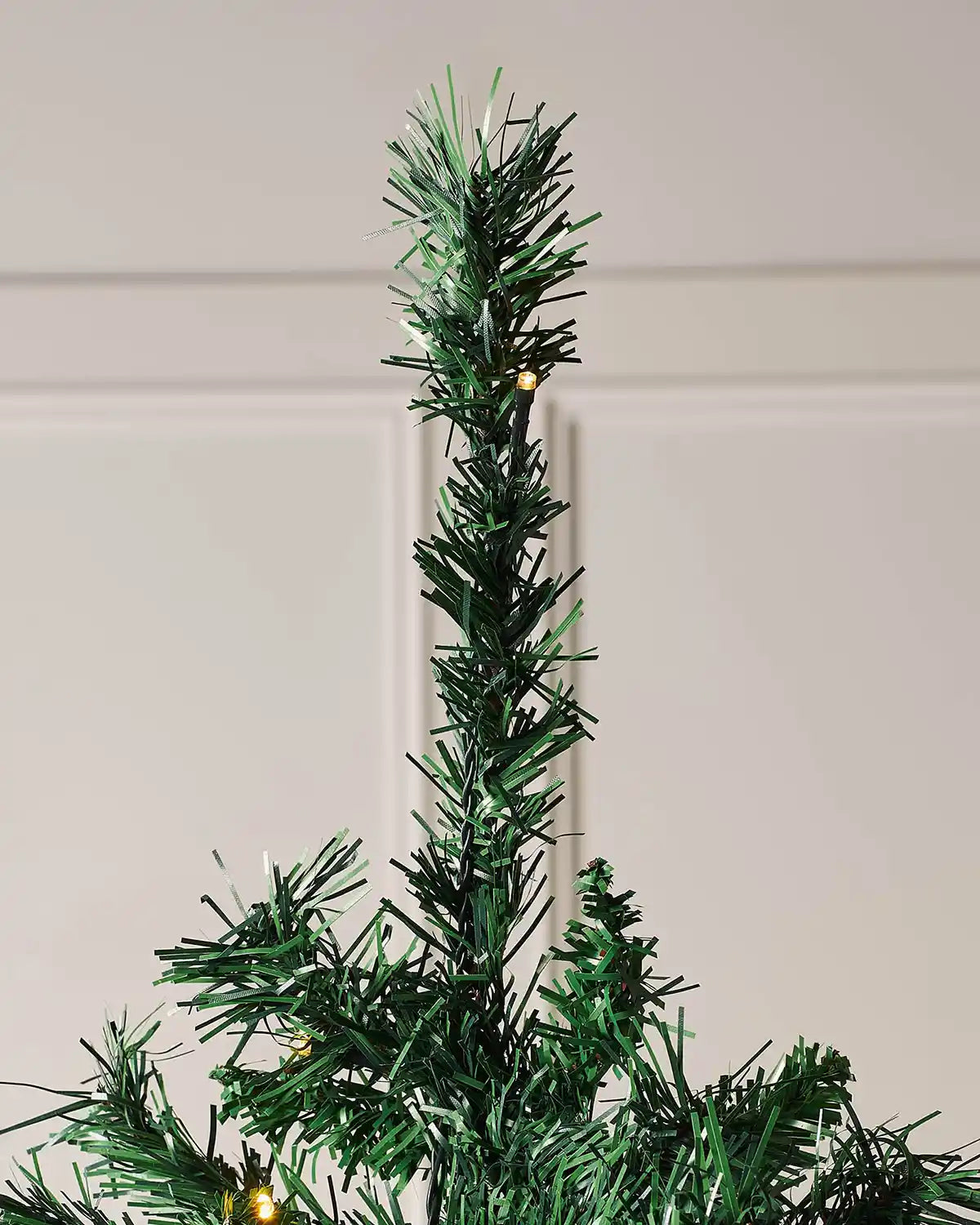 Top of 7ft Christmas tree with PVC and PE tips