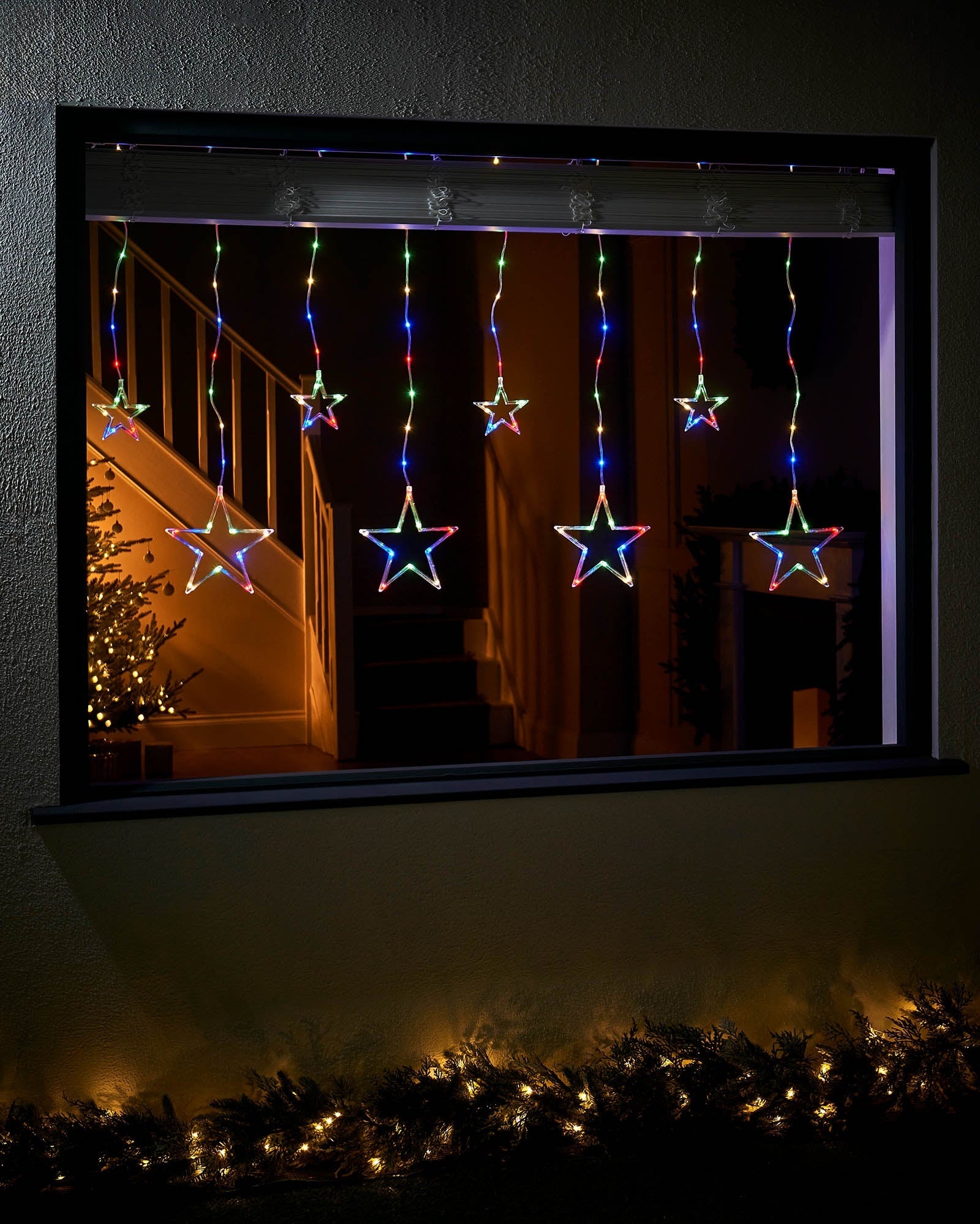 Christmas Star Curtain Light, 2.1 m