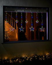 Christmas Star Curtain Light, 2.1 m