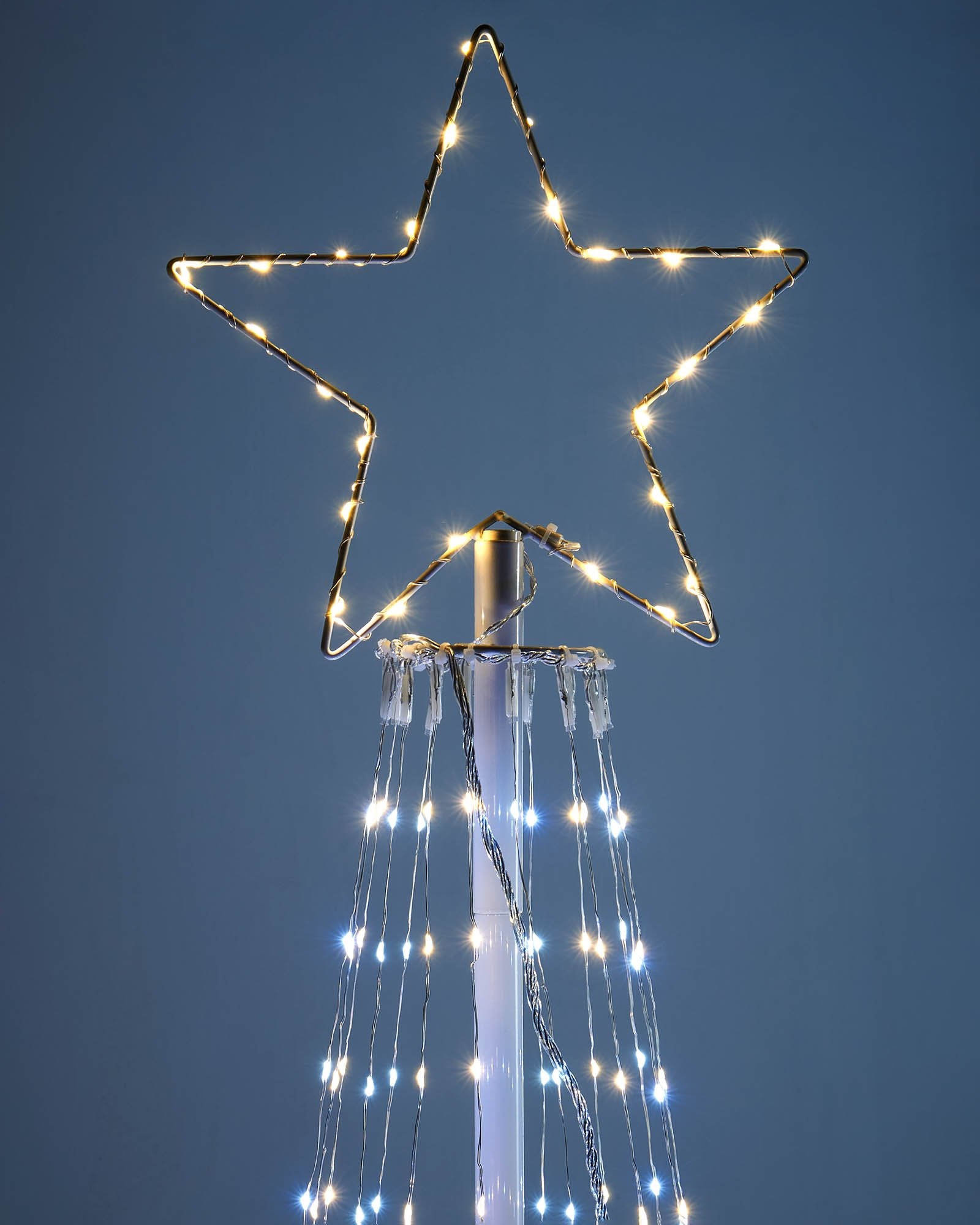 Waterfall Christmas Tree Light, Warm White, 2.1 m