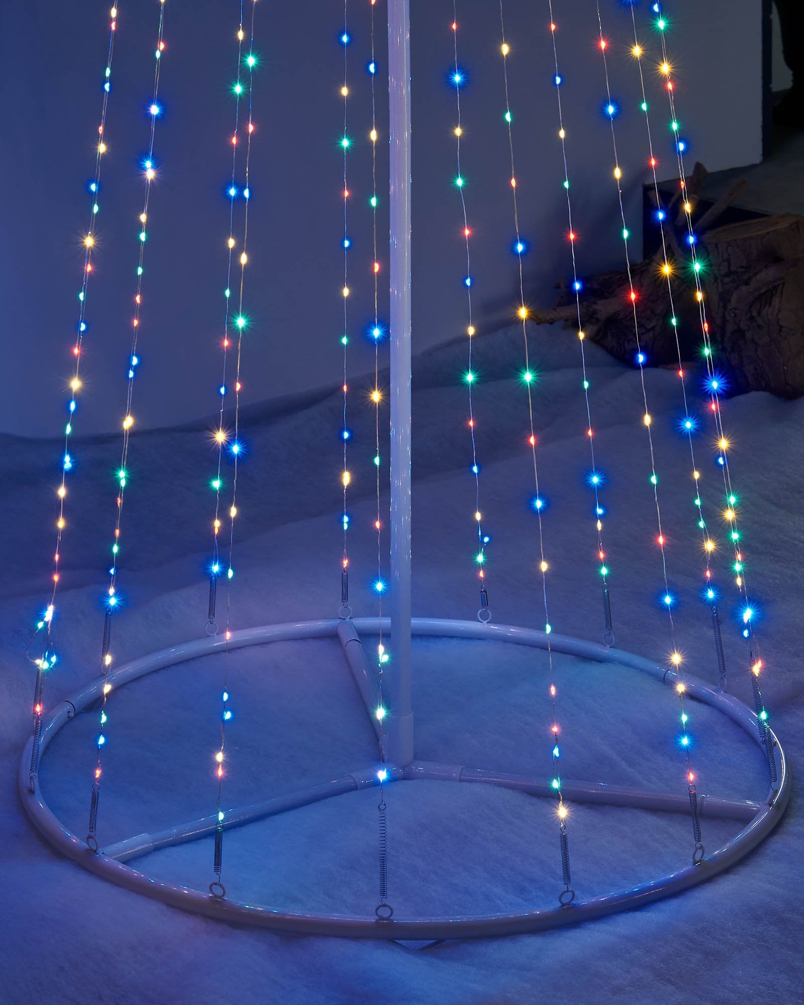 Waterfall Christmas Tree Light, Multi-Coloured, 2.1 m