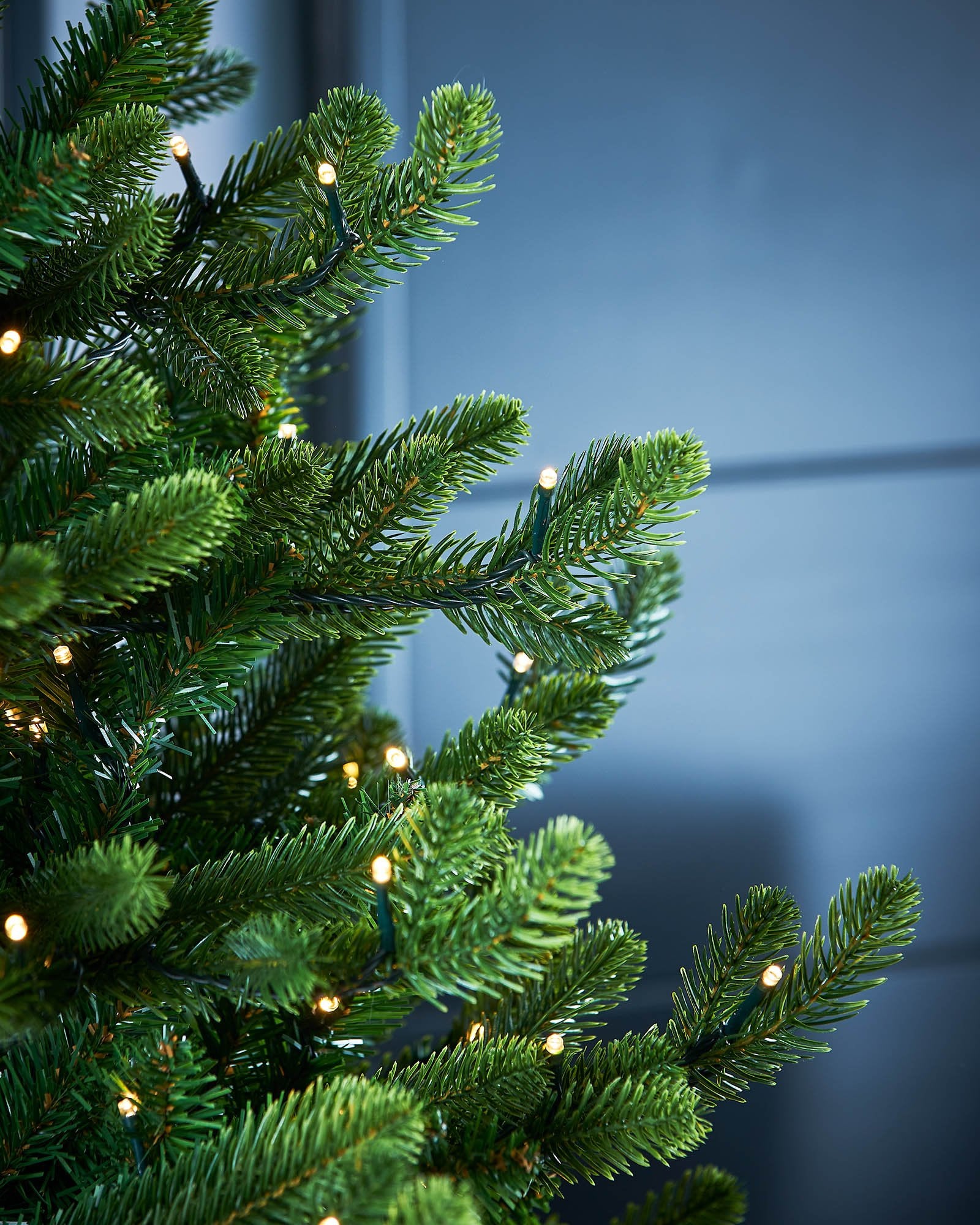 Pre-Lit Potted Dwarf Fir Christmas Tree, 3 ft