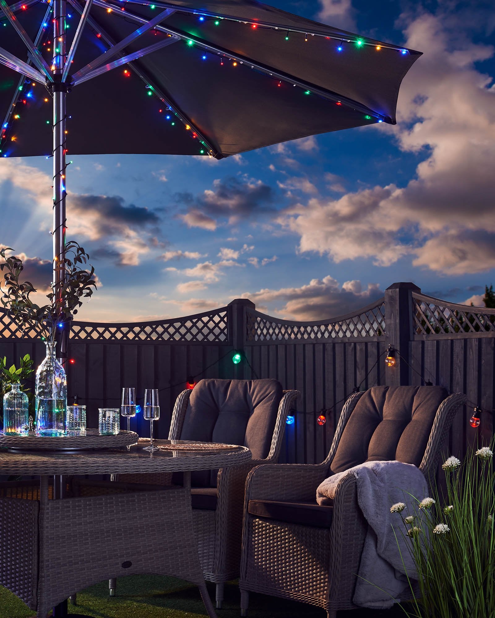 Multi-Function LED String Lights, Multi-Colour