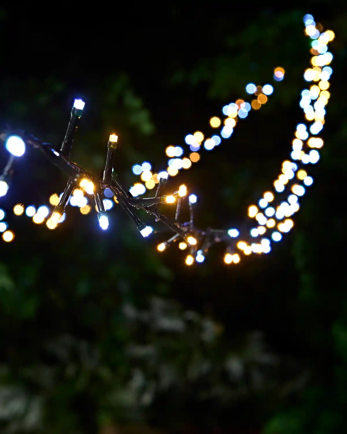 Multi-Function Compact LED String Lights, Warm White & White