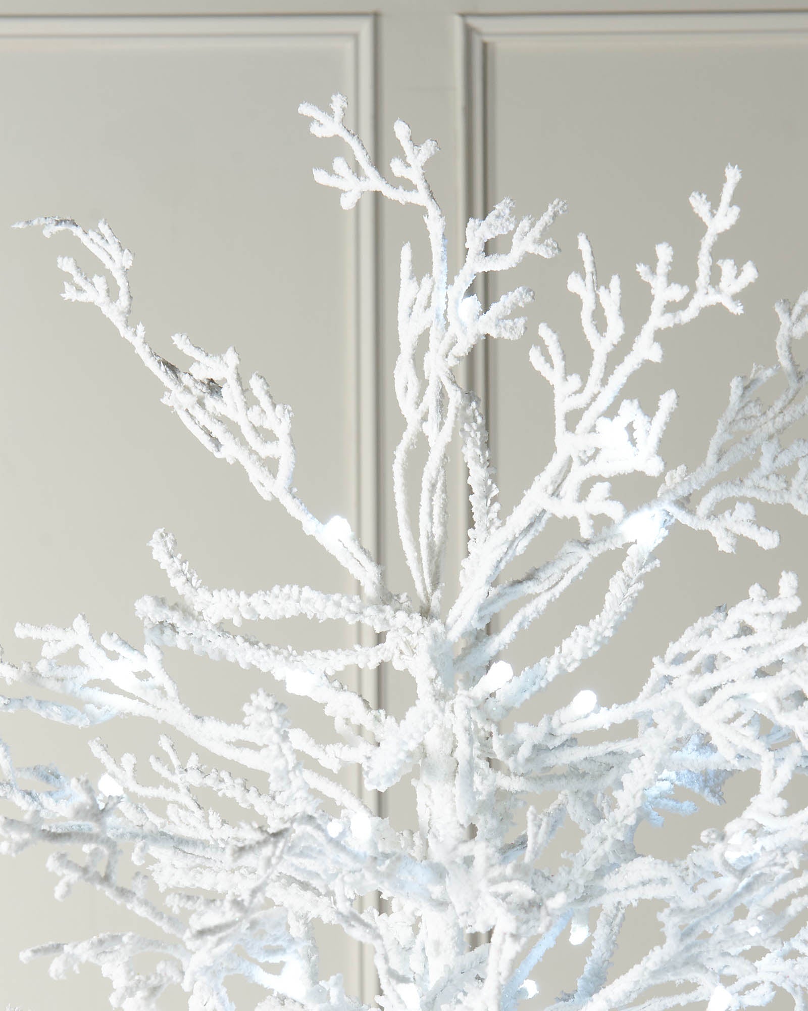 Pre-Lit Arctic Ice Twig Christmas Tree, 6 ft