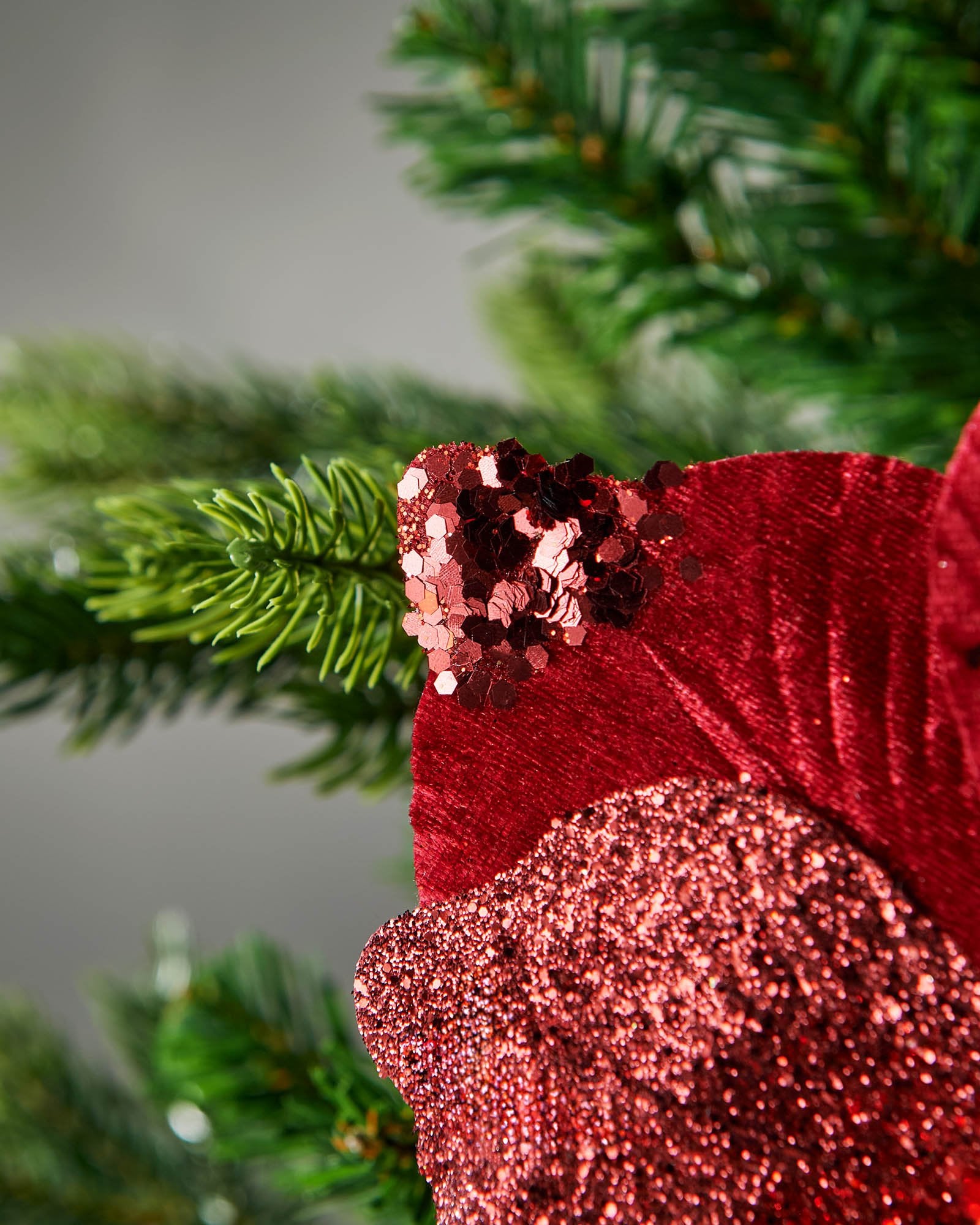 Red Artificial Magnolia Flower, 25 cm
