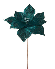 Emerald Artificial Poinsettia Flower, 30 cm