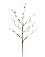 Silver Berry Christmas Tree Spray, 45 cm