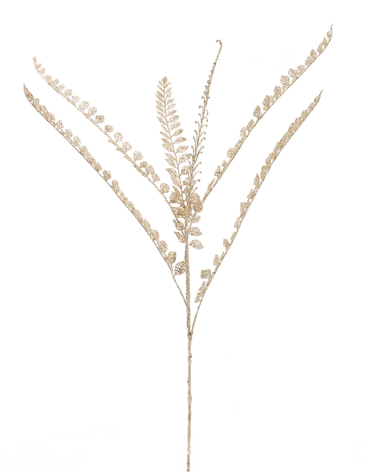 Gold Leaf Christmas Tree Spray, 84 cm