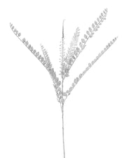 Silver Leaf Christmas Tree Spray, 84 cm