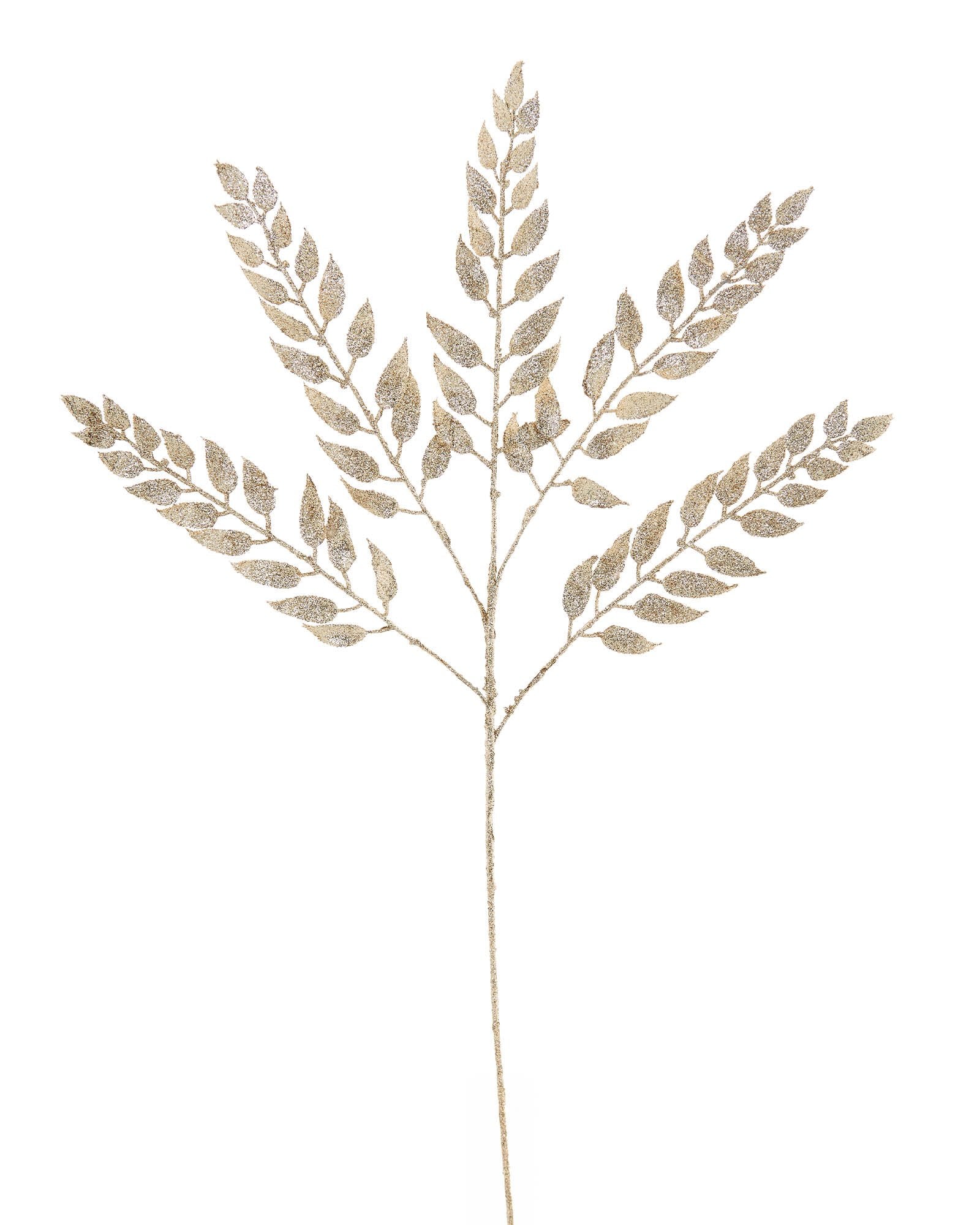 Gold Leaf Christmas Tree Spray, 73 cm