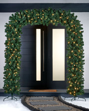 Pre-Lit Arch Doorway Garland, 8 ft
