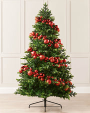 Red Bauble Garland, 9 ft