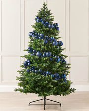 Navy Blue Bauble Garland, 9 ft