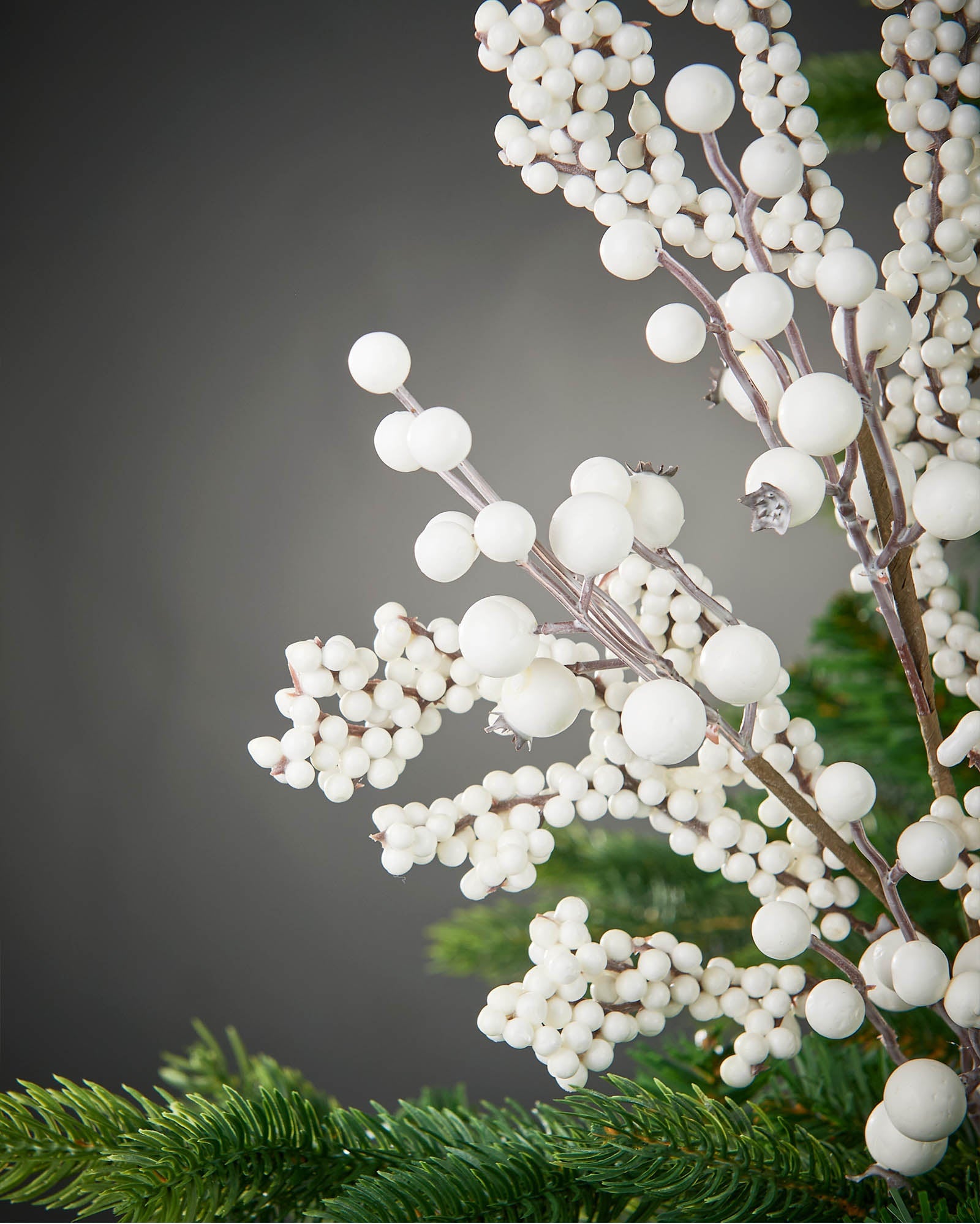 White Mixed Berries Pick, 60 cm
