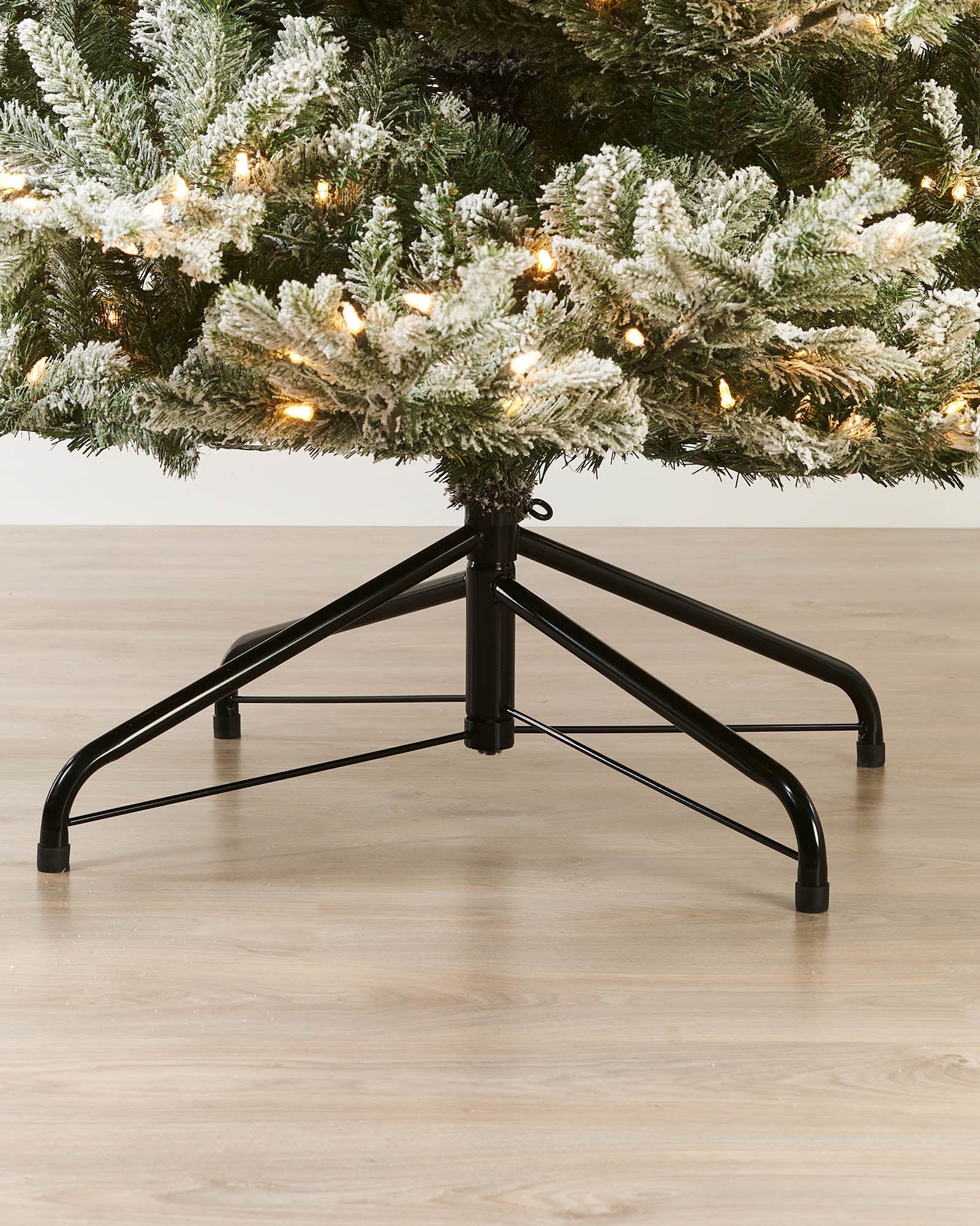 Pre-Lit Snow Flocked Fraser Fir Christmas Tree, 9 ft