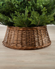 Wicker Tree Collar, Brown