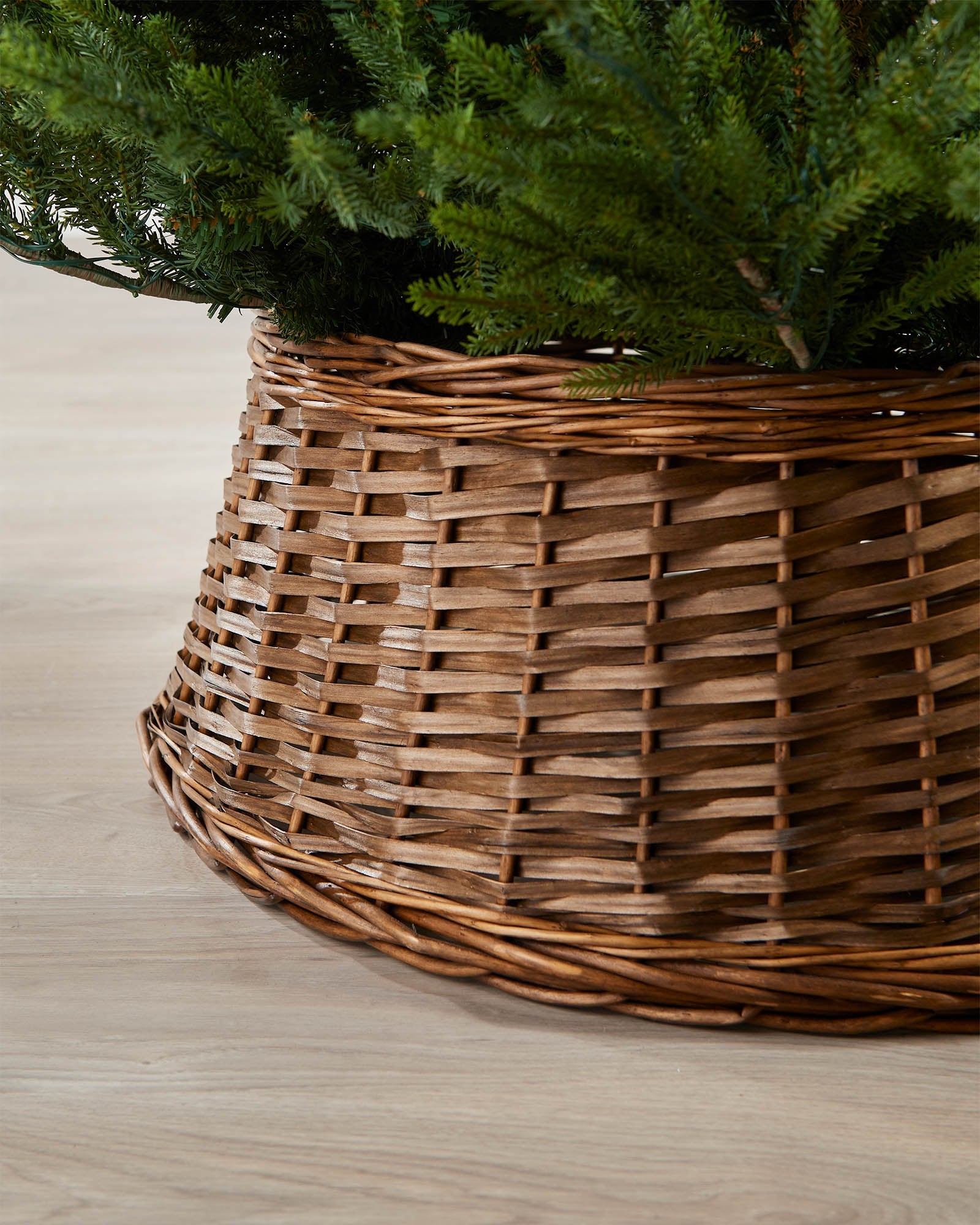 Wicker Tree Collar, Brown, 70 cm