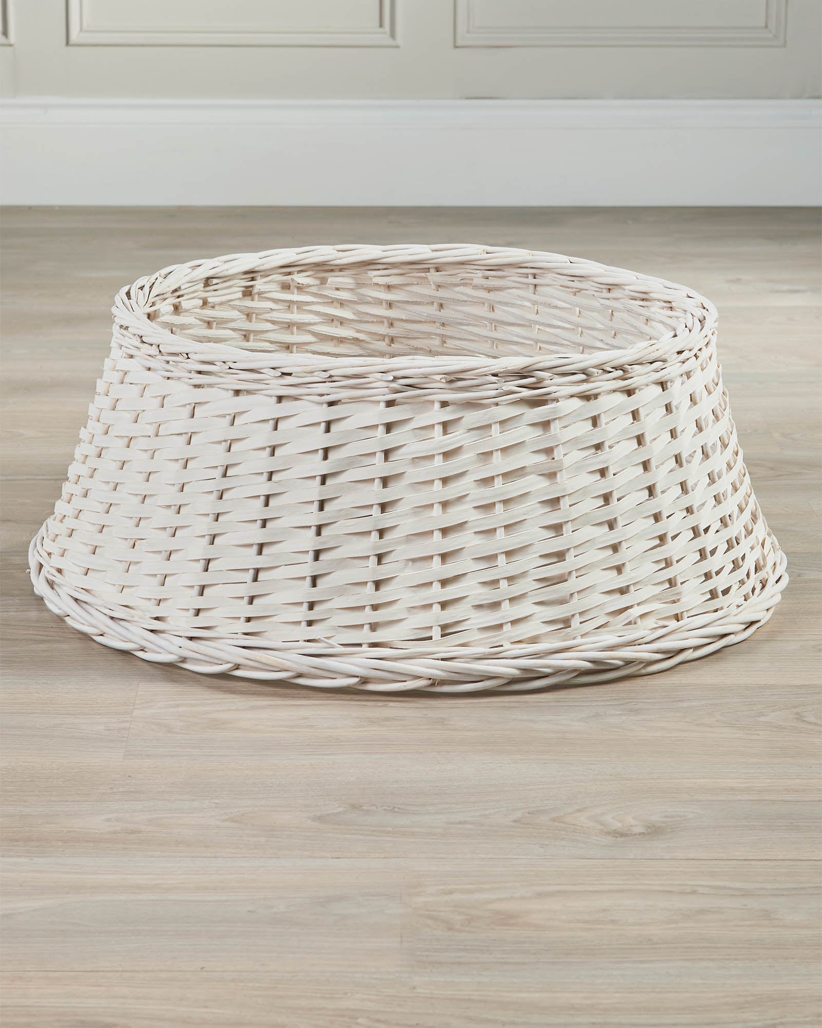 Wicker Tree Collar, Off-White, 70 cm