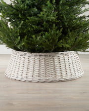 Wicker Tree Collar, Off-White, 85 cm