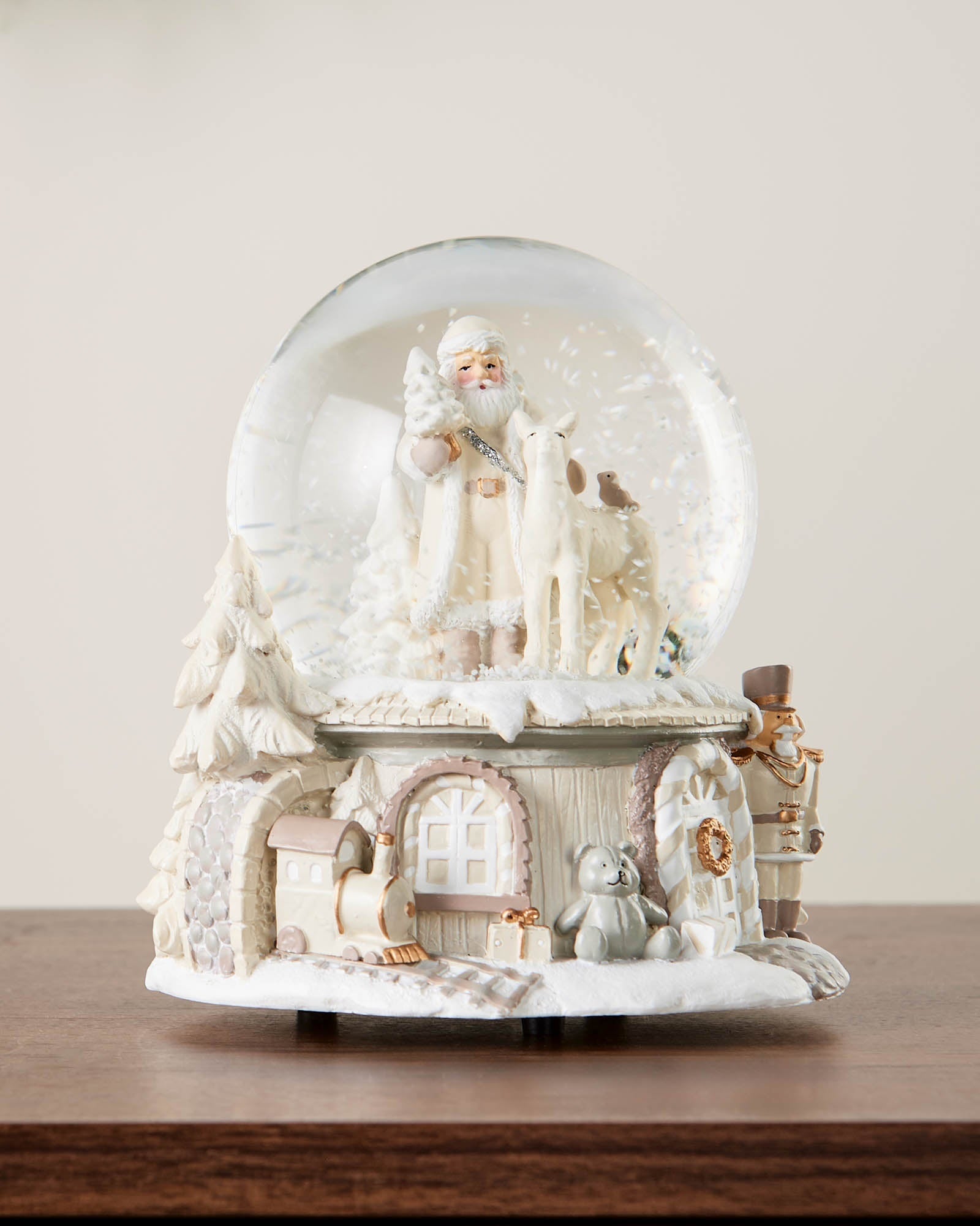Musical Santa Snow Globe, 13 cm