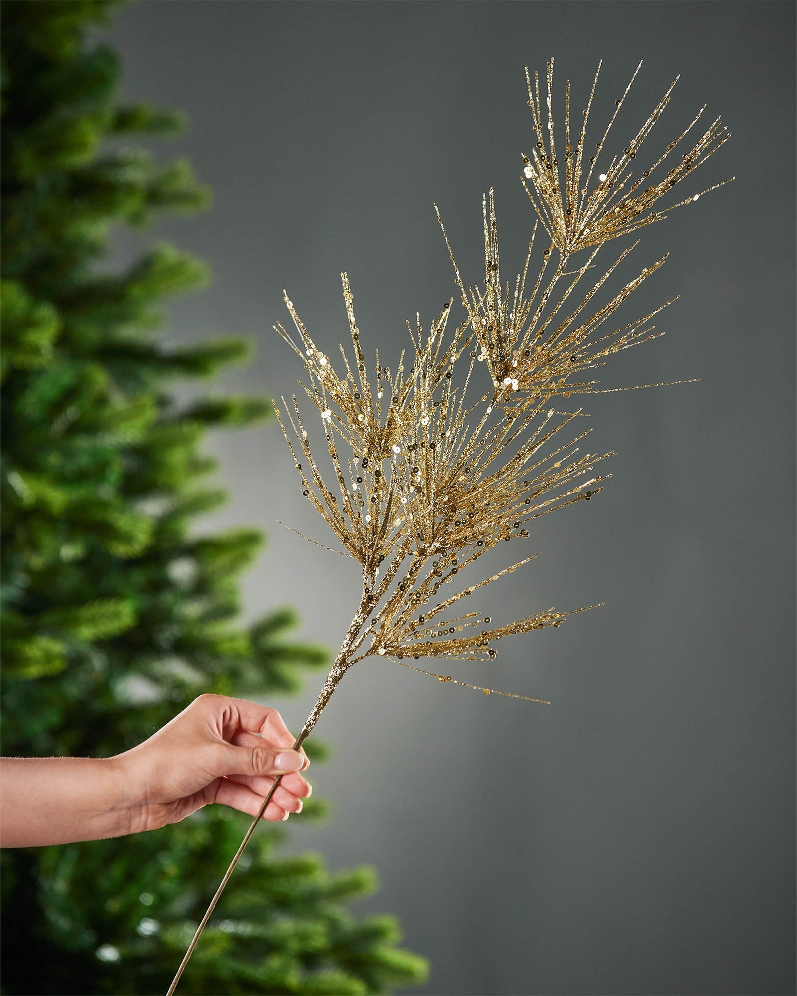 Glitter Firework Spray, Gold, 74 cm