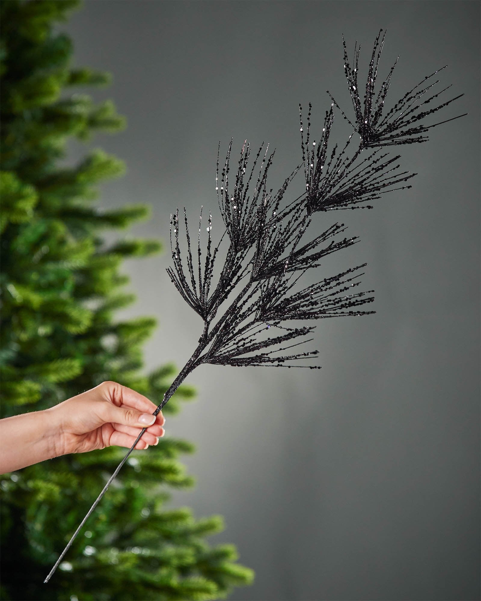 Glitter Firework Spray, Black, 74 cm