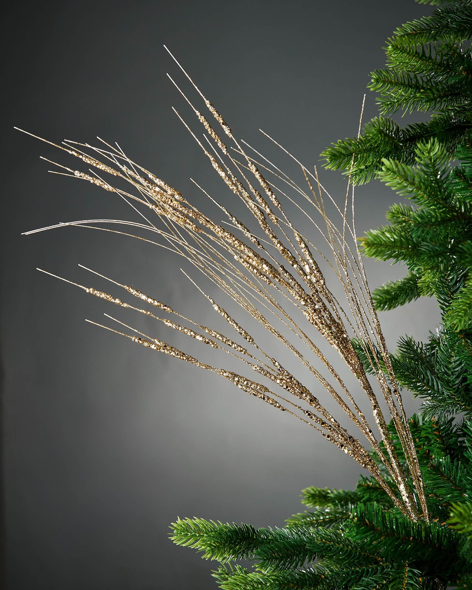 Glitter Wispy Spray, Gold, 100 cm