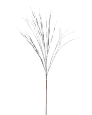 Glitter Wispy Spray, Silver, 100 cm