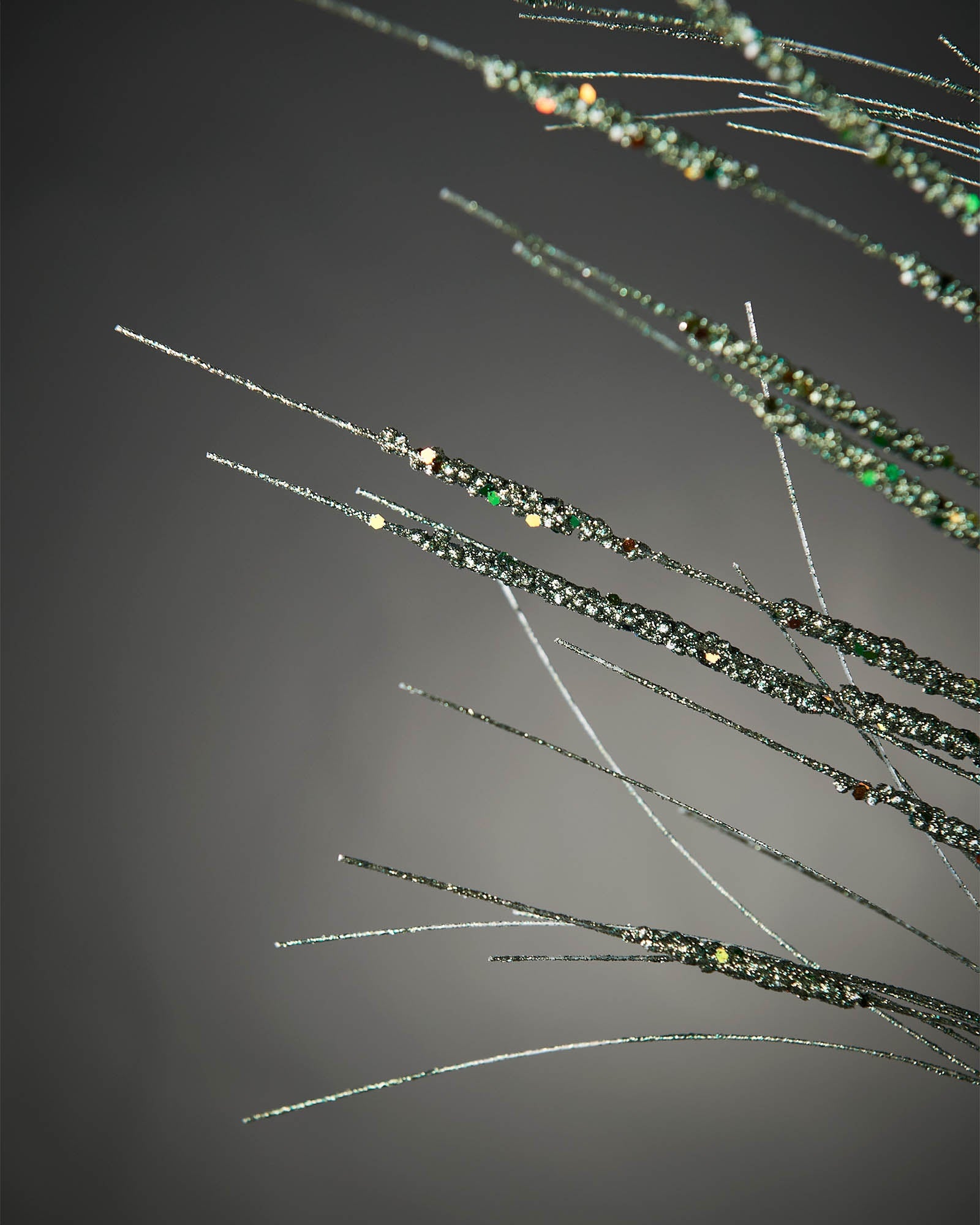 Glitter Wispy Spray, Sage Green, 100 cm