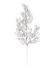 Pearls Crystal Spray, White, 63 cm