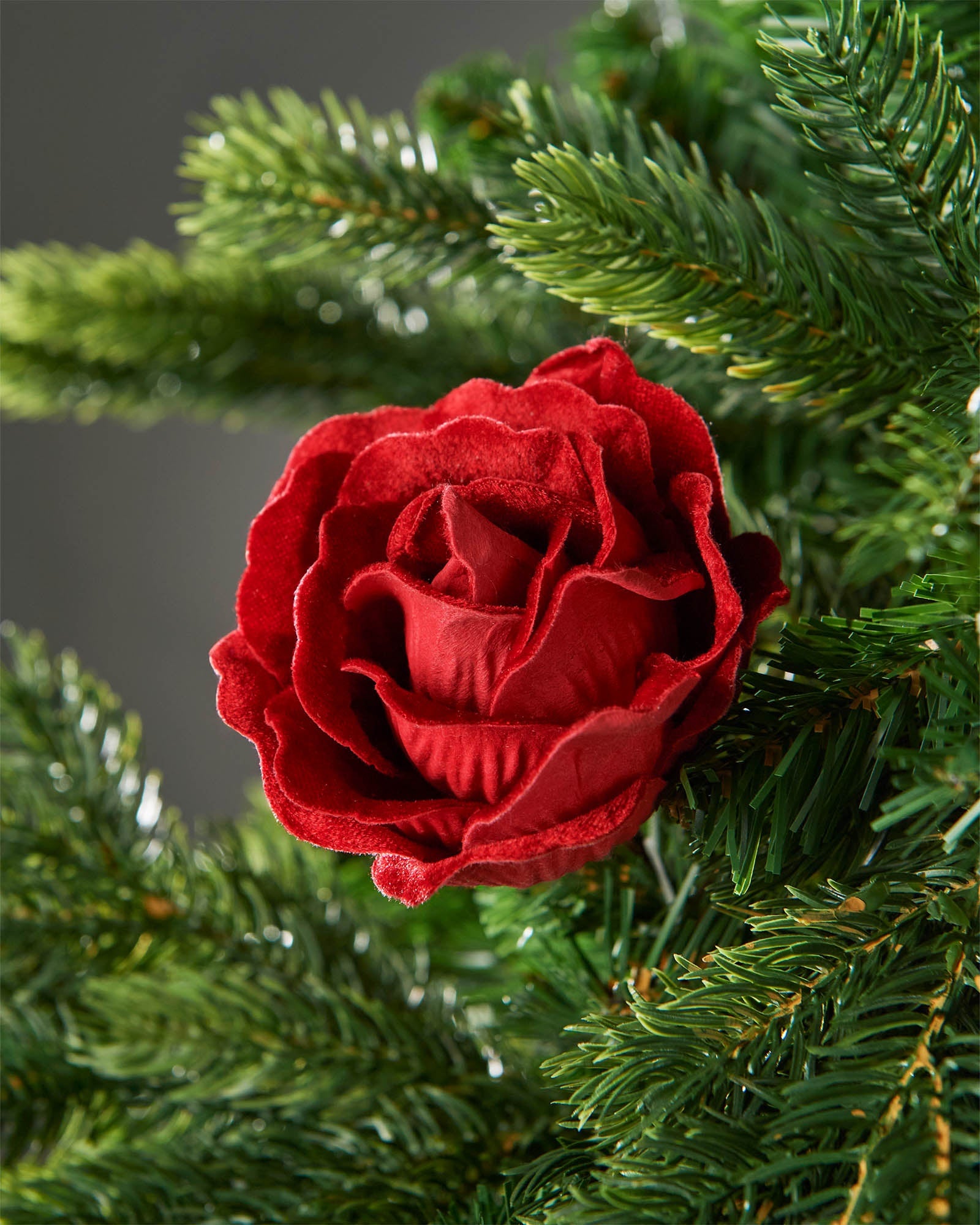 Set of 12 Artificial Roses, 10 cm