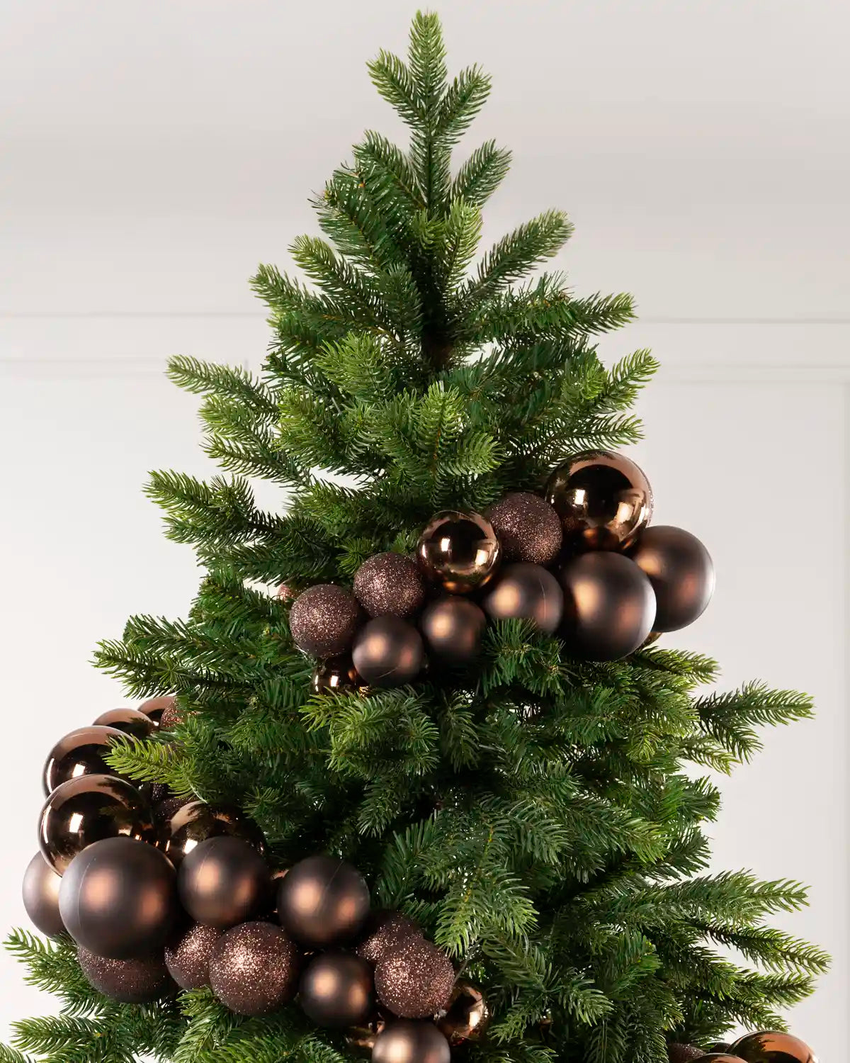 Espresso Bauble Cluster Arch, 60 cm