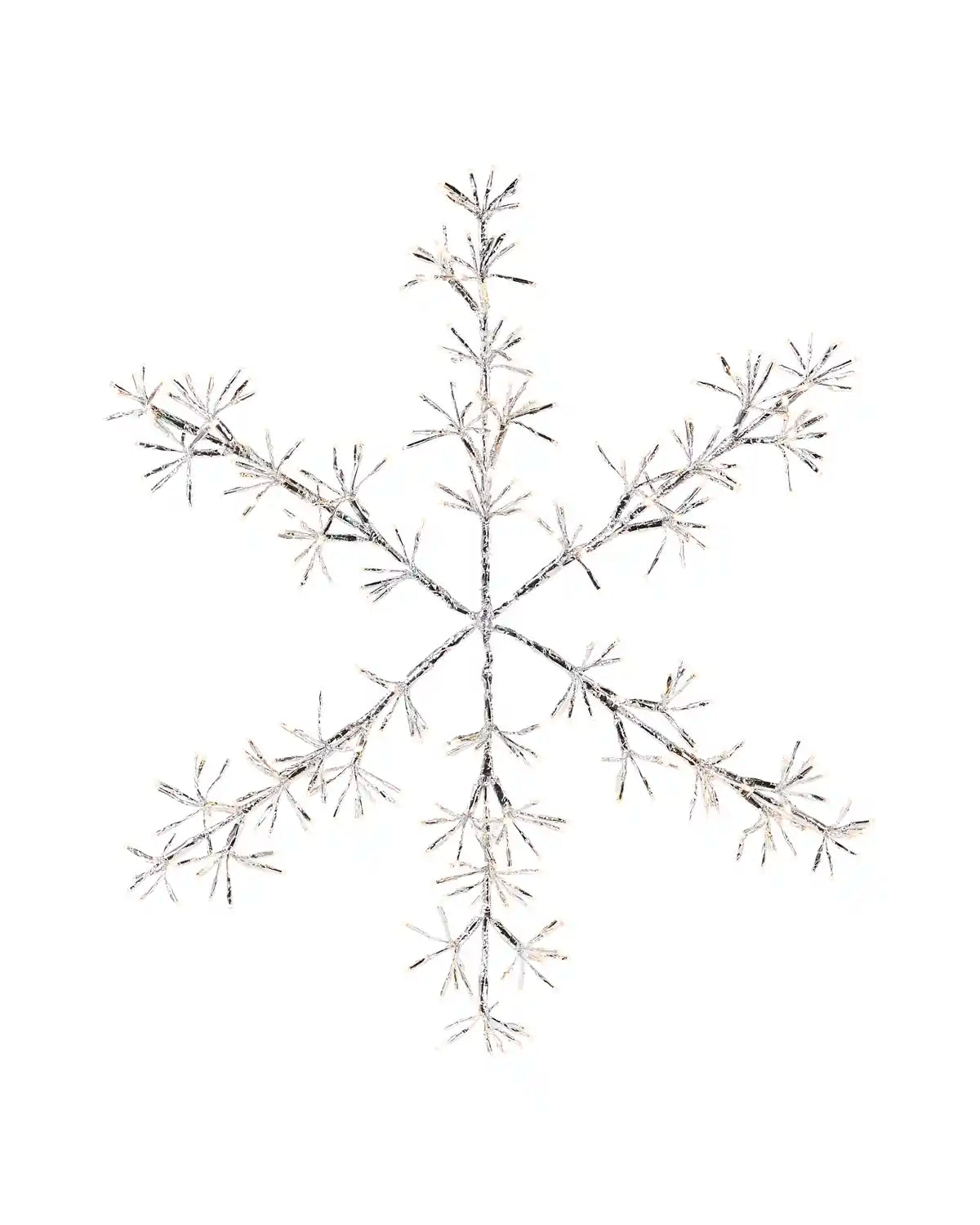 Pre-Lit Large Hanging Snowflake, 81 cm